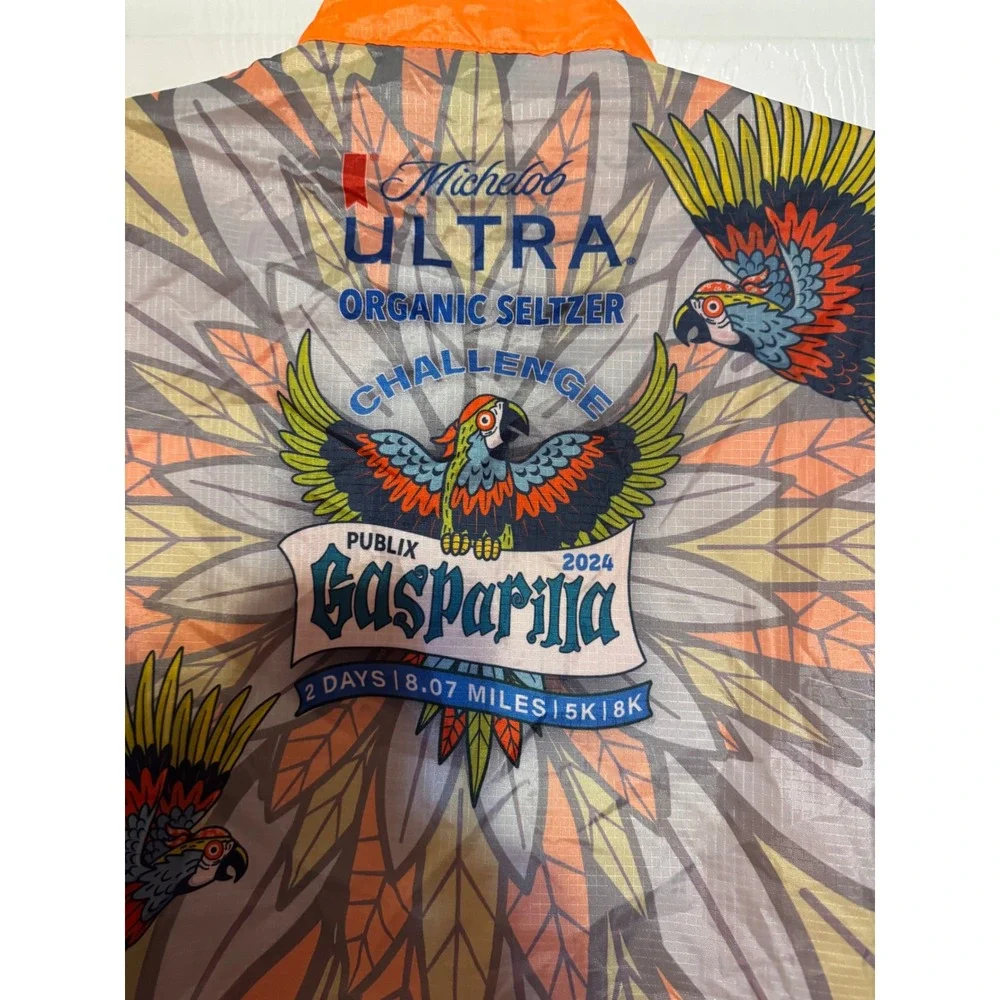 Leslie Jordan Gasparilla 2024 Michelob Ultra Challenge Windbreaker Jacket XL